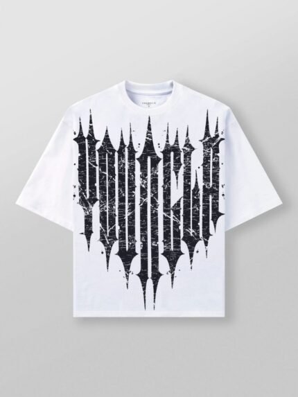 YOUNGLA men's oversized T-shirt with pure cotton round neck and short sleeves