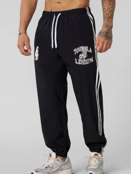 YOUNGLA men's quick-drying, breathable and elastic casual trousers