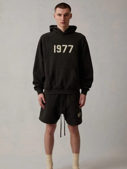 Essentials Zone 1977 High Street Loose Hooded Sweatshirt - Couple's Style