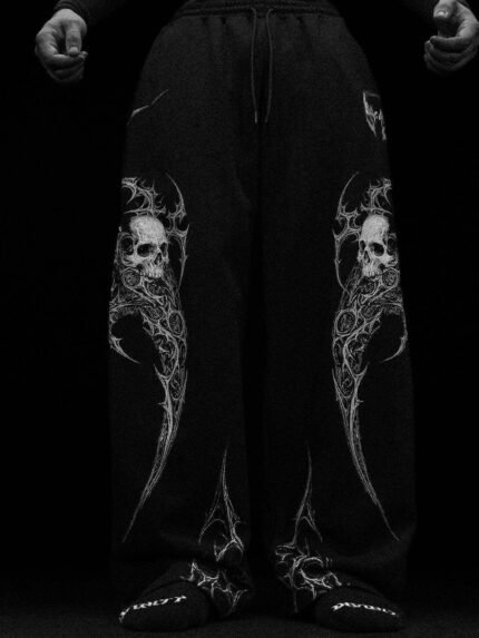 Breathedivinity Loose cotton wide-leg pants