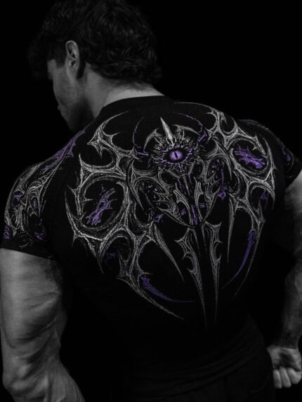 Breathedivinity Tight Elastic Fitness Training T-shirt