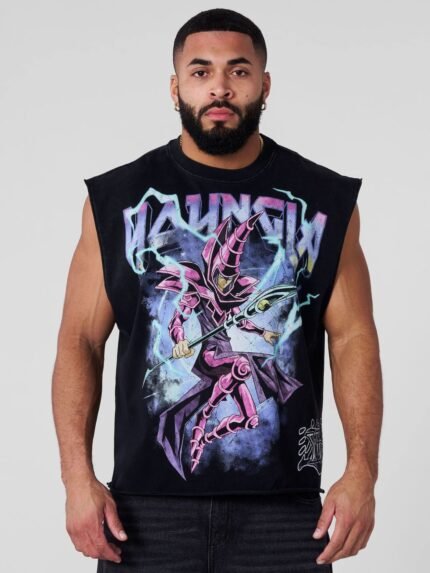 YOUNGLA collaboration with Yu-Gi-Oh men's vest